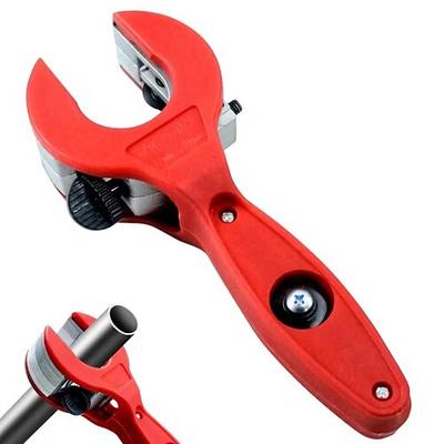 Professioneller Ratschen-Rohrabschneider – robuste Konstruktion aus poliertem Stahl, ergonomischer, rutschfester Griff, 1/4-Sechskantantrieb für Kupfer, Aluminium, Eisen, Edelstahl und PPR für Rohre