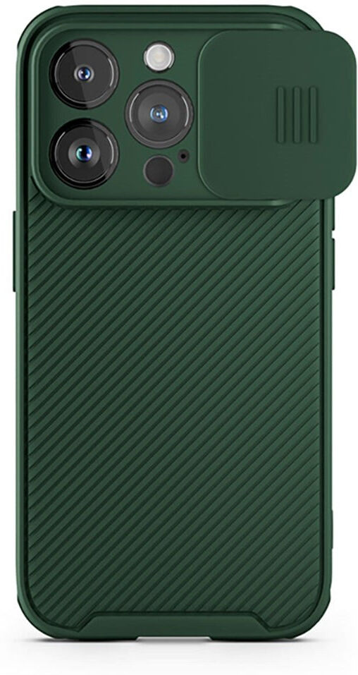 Spello iPhone 15 Durable Magnetic Cover m. Cam Slider - MagSafe Kompatibel - Grøn