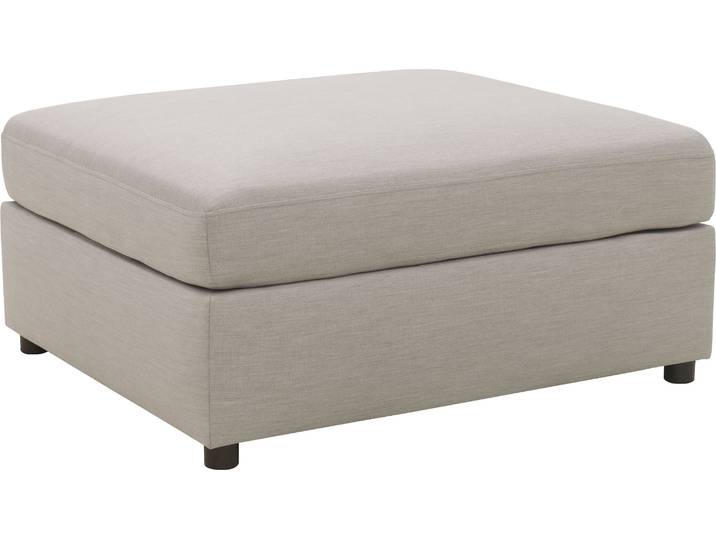 Polsterhocker DOMO COLLECTION Solskin, individuell erweiterbar , silber, B:96cm H:45cm T:78cm, 100% solution dyed Acryl, Hocker, Polsterhocker, Outdoor, grosser Polsterhocker, B/T/H 96/78/45 cm