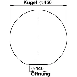 Albert Leuchten Ersatzglas G 75 90260075