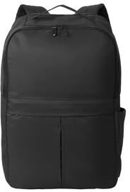 Port Authority BG235 Matte Backpack in Deep Black size OSFA   Polyester