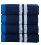 Brooks Brothers Nautical Blanket Stripe 4 pcs Wash Towels