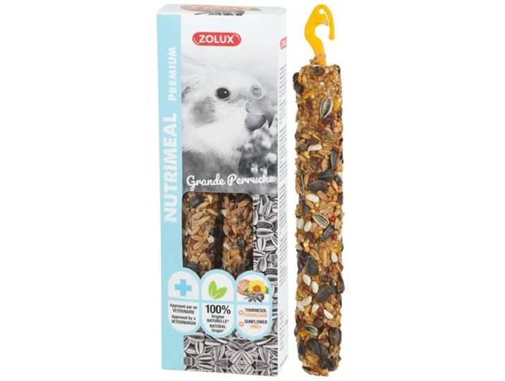 Zolux Nutrimeal Stick Grote Parkiet/Papegaai Zonnebloempitten