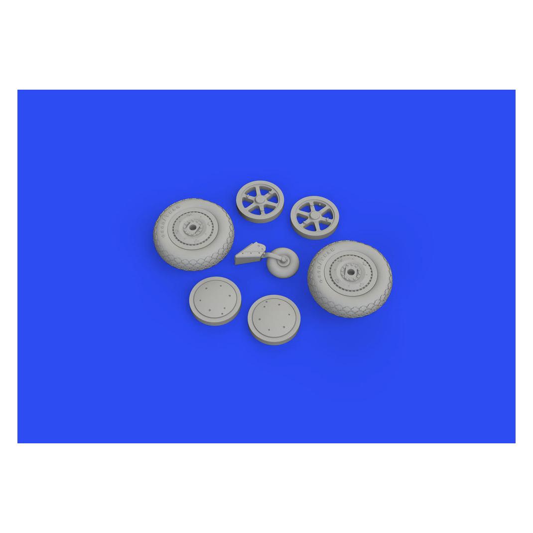 Eduard SBD-5 wheels for ACCURATE MINIATURES/REVELL (648713)
