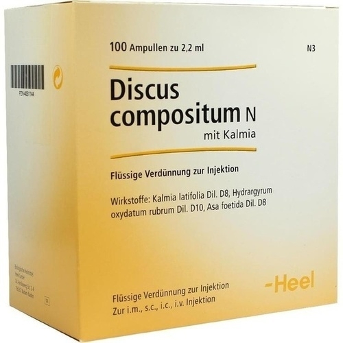 Biologische Heilmittel Heel GmbH Discus compositum N mit Kalmia Ampullen 04031144