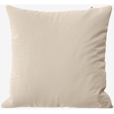 Kissenbezug WOLKENFELD "Renforcé Kissenbezug Baumwolle - Natürlich weiches Schlafgefühl", beige, B:80cm L:80cm, Renforcé, Obermaterial: 100% Baumwolle, Kissenbezüge, Kissenbezug, Größe 80x80, 40x80 und 70x90 cm; versteckter Reißverschluss