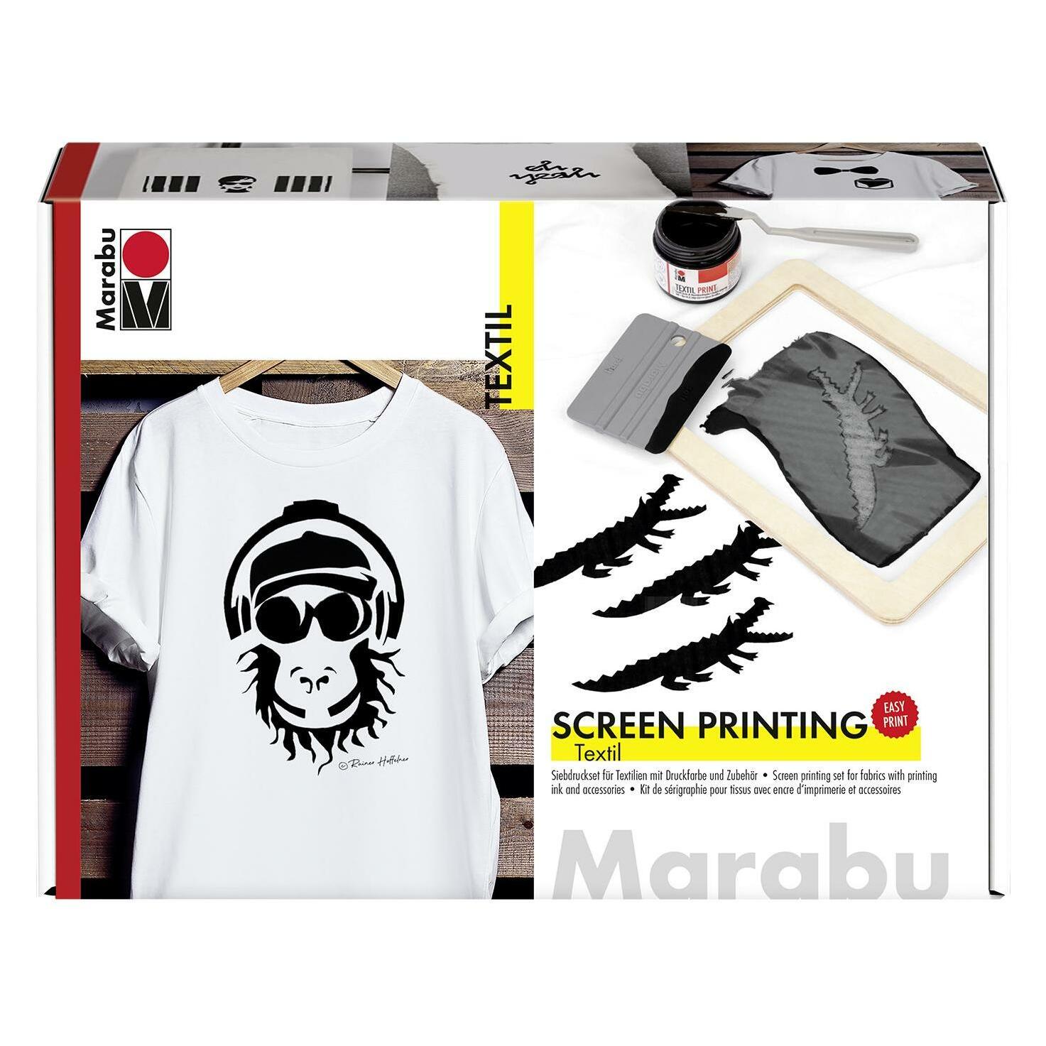 Marabu Screen Printing Set Siebdruck (100 ml) (1703000000082)