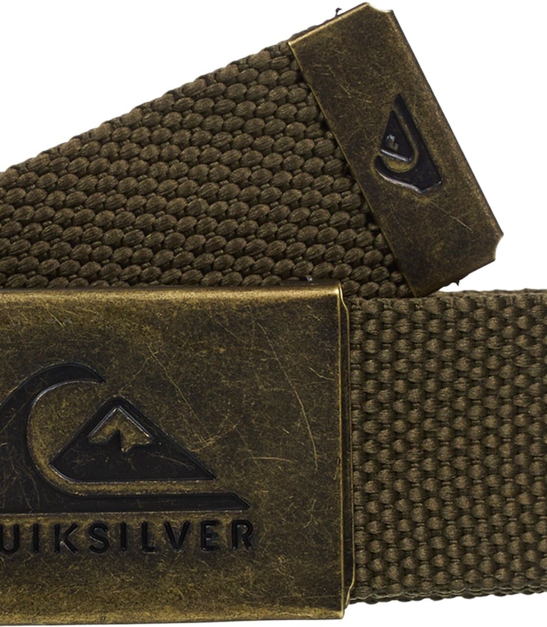 Stoffgürtel QUIKSILVER "Principal Schwack", Herren, braun (grape leaf), Kunstfaser, Gürtel Stoffgürtel