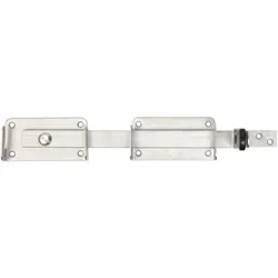 Alberts® Doppeltorüberwurf Edelstahl zusätzlich kugelgestrahlt Gesamtlänge 327 mm