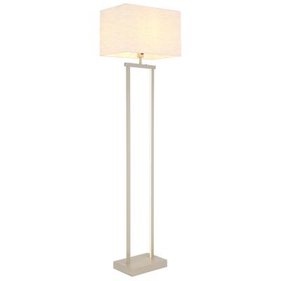 NOWA Stehlampe "SYDNEY", beige (sandfarben matt), 1, H: 153cm, 1 Stk., Leuchten, Stehleuchte Metall, LED+E27, dimmbar, modernes Design, Stehlampe
