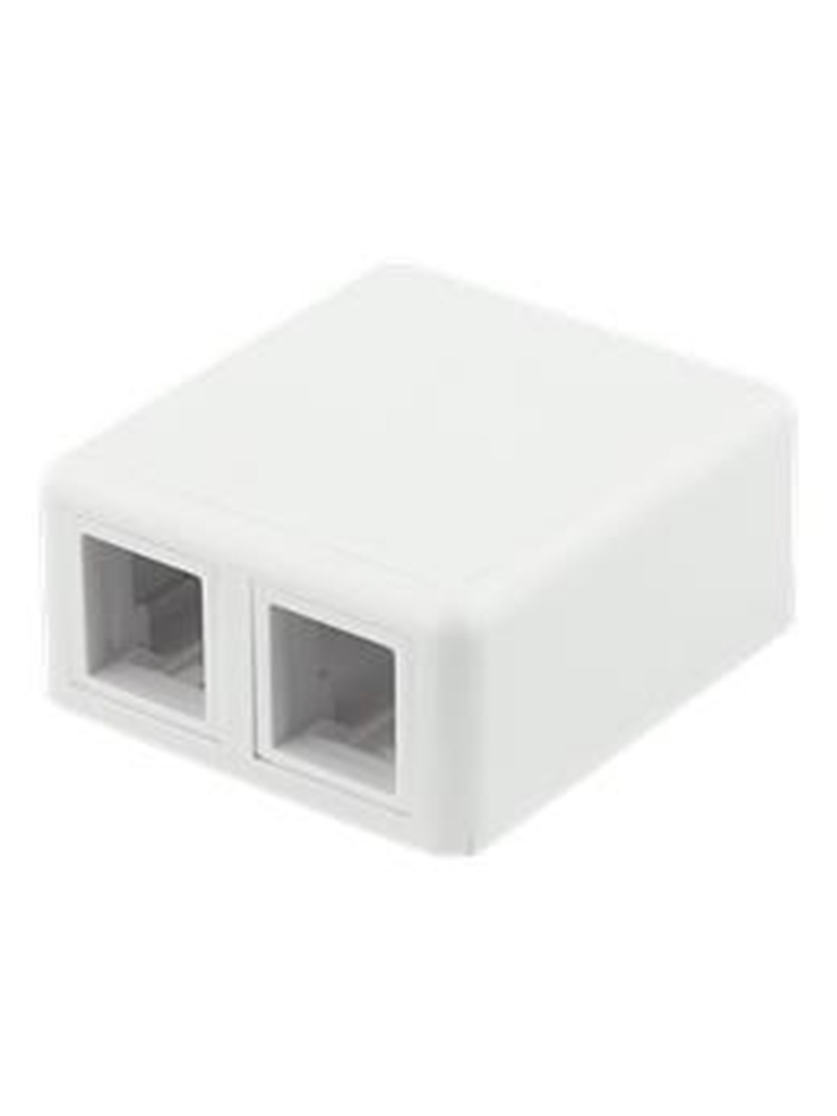 Deltaco Surface Mount Box For Keystone 2 Ports