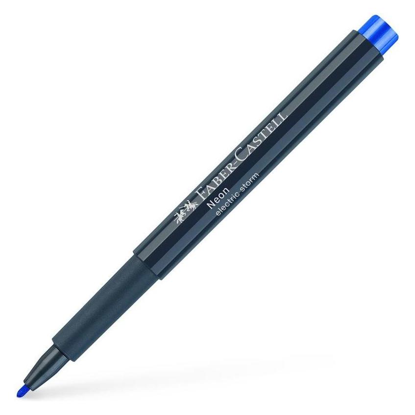 Faber-Castell Neon Marker, blau (1x) (160851)