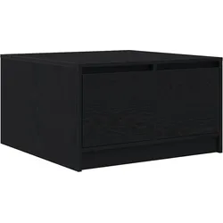 vidaXL Couchtisch mit Schubladen Schwarz Eichen-Optik 70,5x70x40 cm