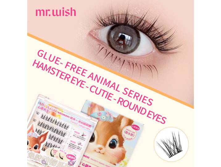 MR.WISH Sans Colle Style Souris Yeux Ronds Vifs Plus Pack De Stock (96 Clusters)