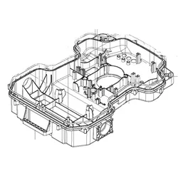 Husqvarna Untergehäuse 330X 430X 450X 550 (Unteres Chassis)