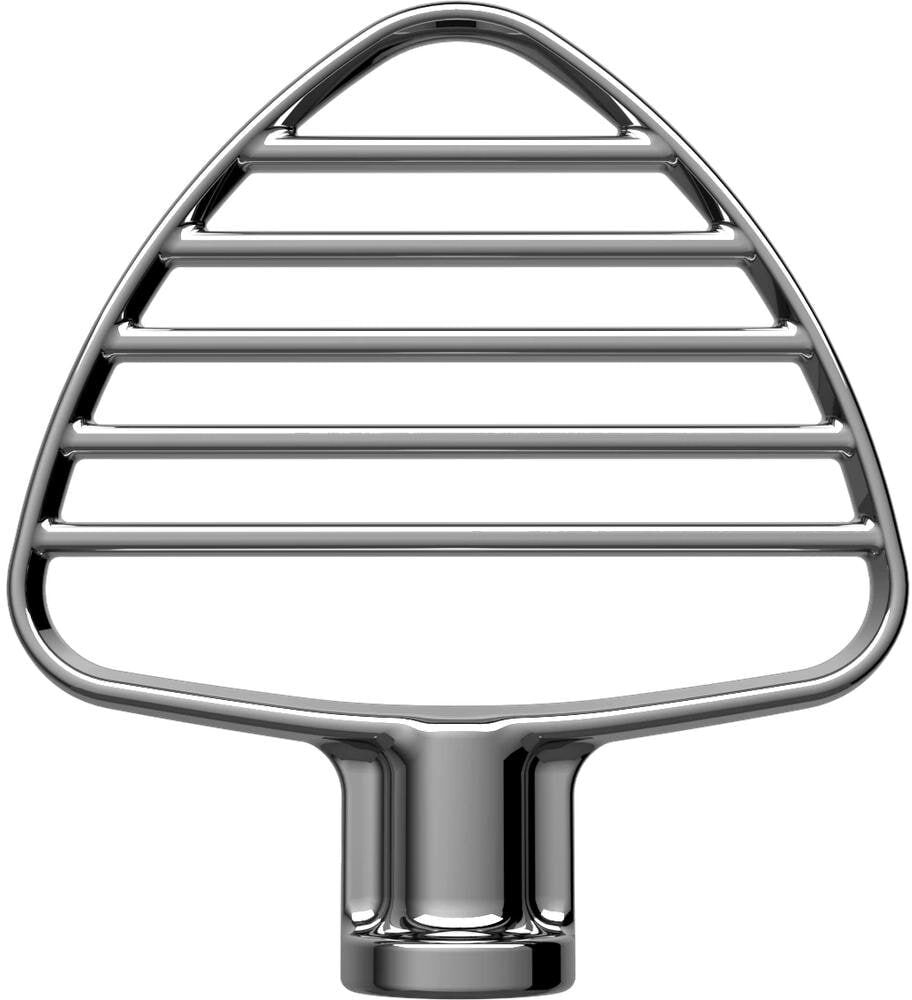 Flachrührer KITCHENAID "5KSMPB5SS", silber, Edelstahl, Küchenmaschinen-Rührelemente, Flachrührer, Präziser Rührhaken für optimale Teigergebnisse silber Einheitsgröße