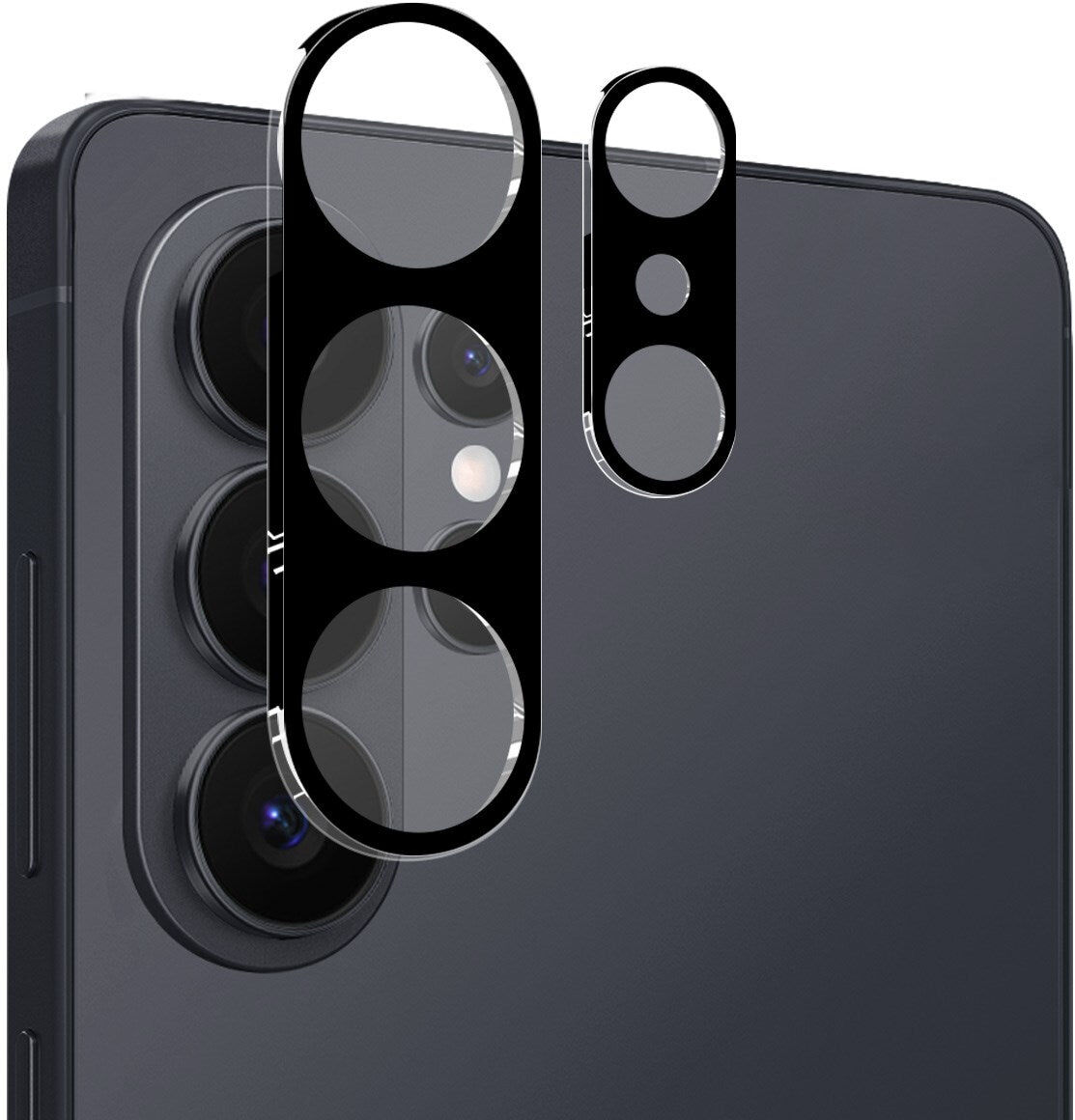 ENKAY Samsung Galaxy S26 Ultra Hærdet Kameralinsesglas - Sort
