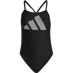 ADIDAS Damen Badeanzug 3BARS PR SUIT, Größe 40 in Schwarz Schwarz