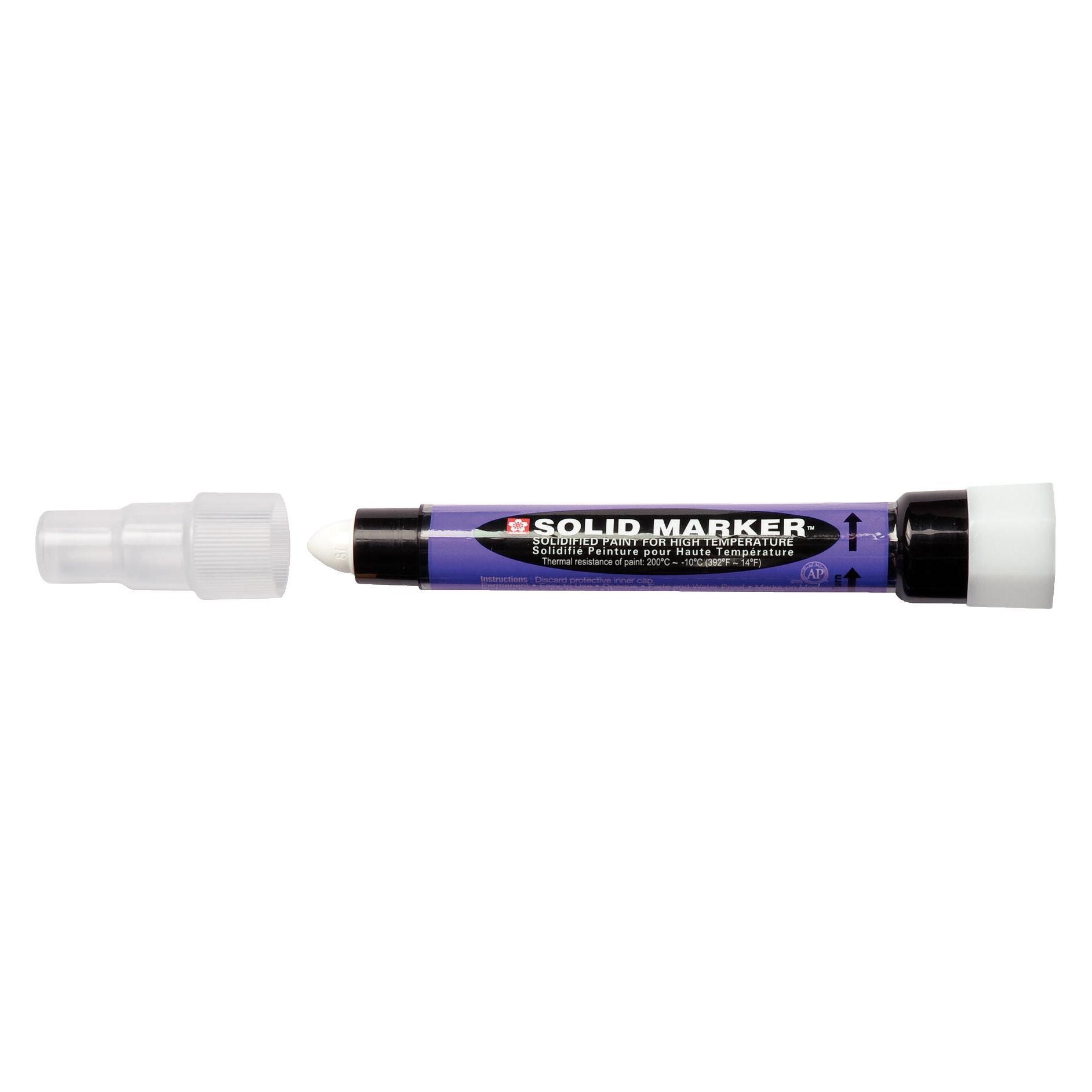 Sakura Permanent-Marker Solid Fein, Weiss (XSCS50RT)