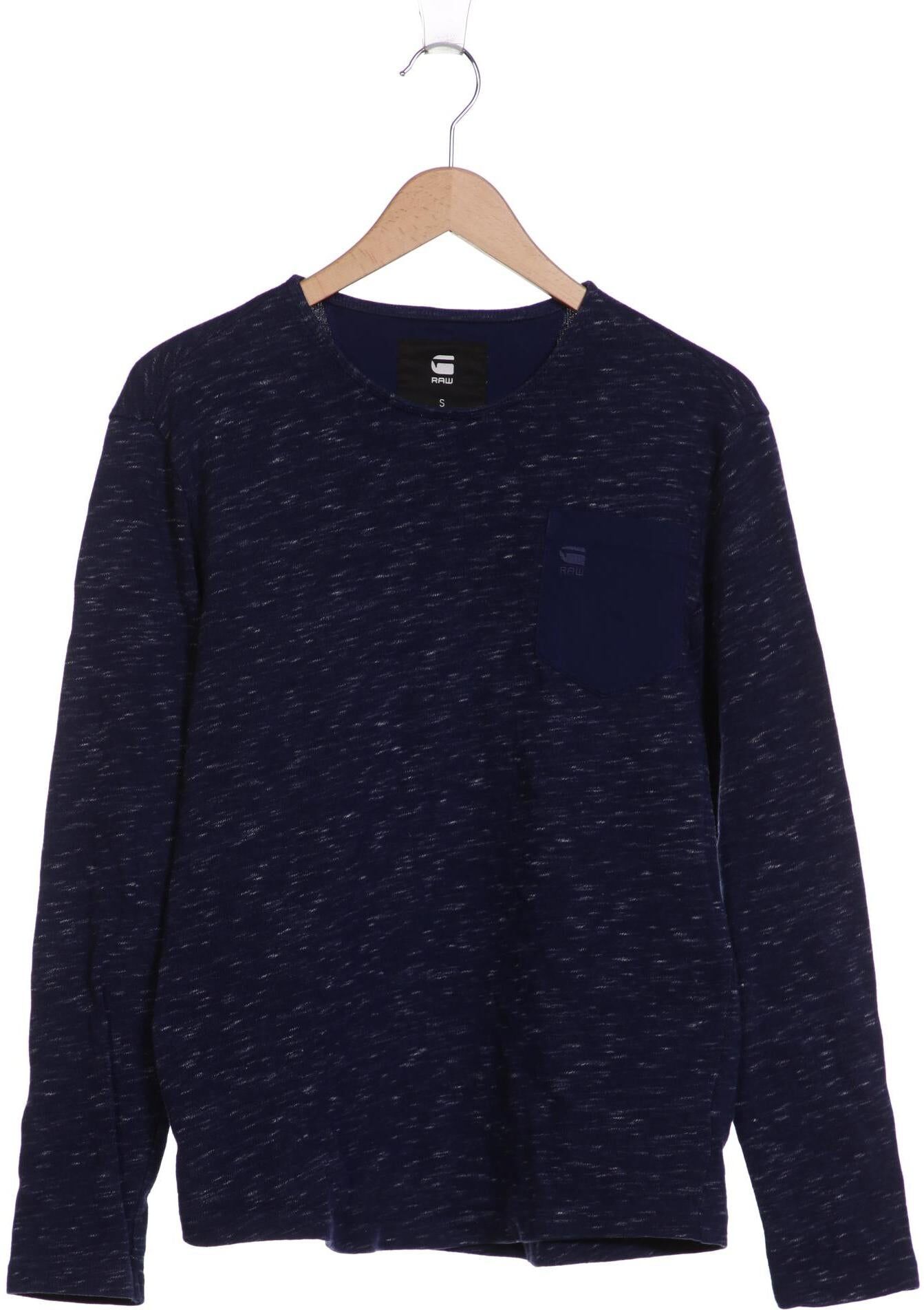 G Star RAW Herren Pullover, Marineblau, Gr. S, Baumwolle - Second Hand