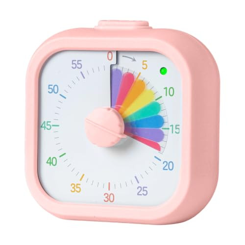 Relaxdays Visuele timer, roze