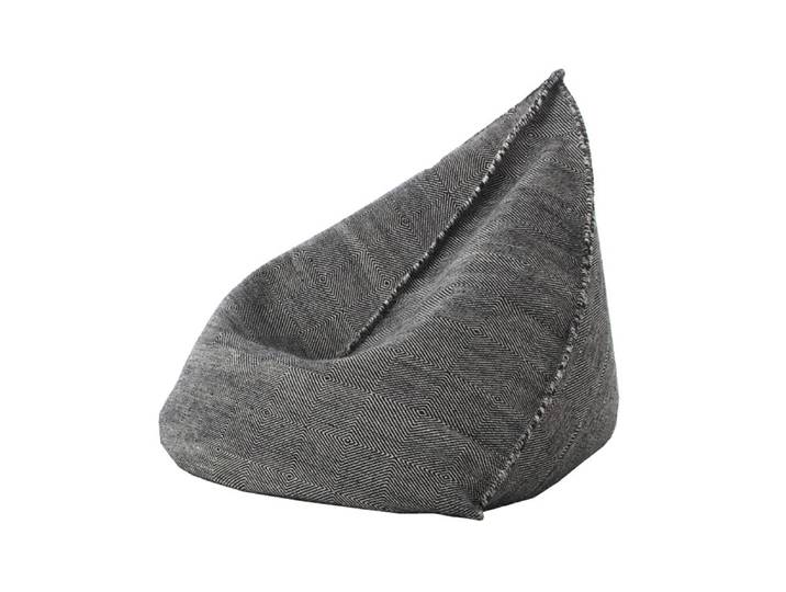 GAN de GANDIA BLASCO pouf sac SAIL (Black - Laine)