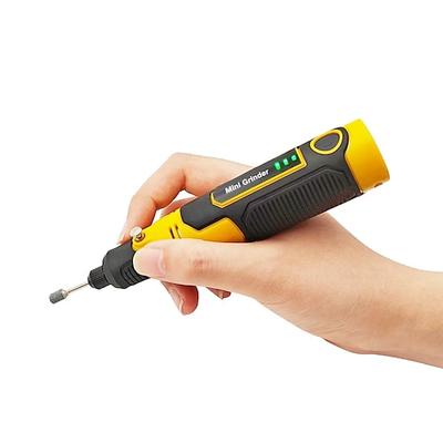 Mini-Elektro-Schleifstift, 3 einstellbare Geschwindigkeiten, über USB wiederaufladbar, Jade-Schnitzwerkzeug-Set für Holz, Metall, Glas, Gravieren, Polieren und Heimwerken mit 57
