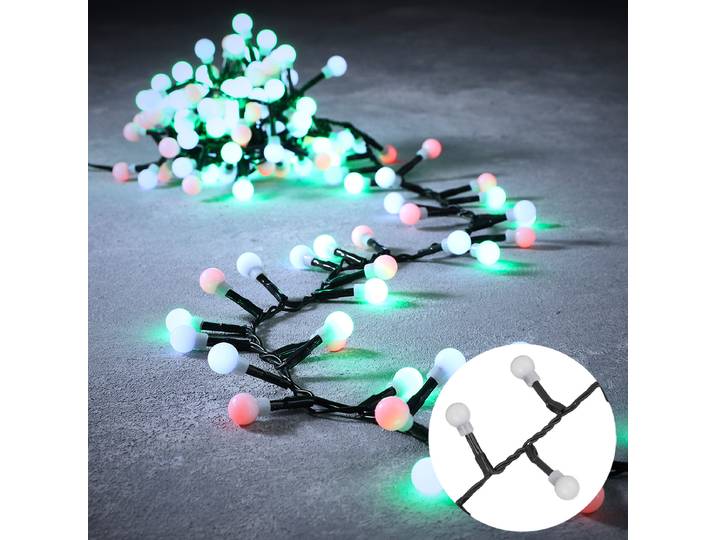 Kerst lichtsnoer groen met 1000 LED's multicolor 23m IP44 - Comet