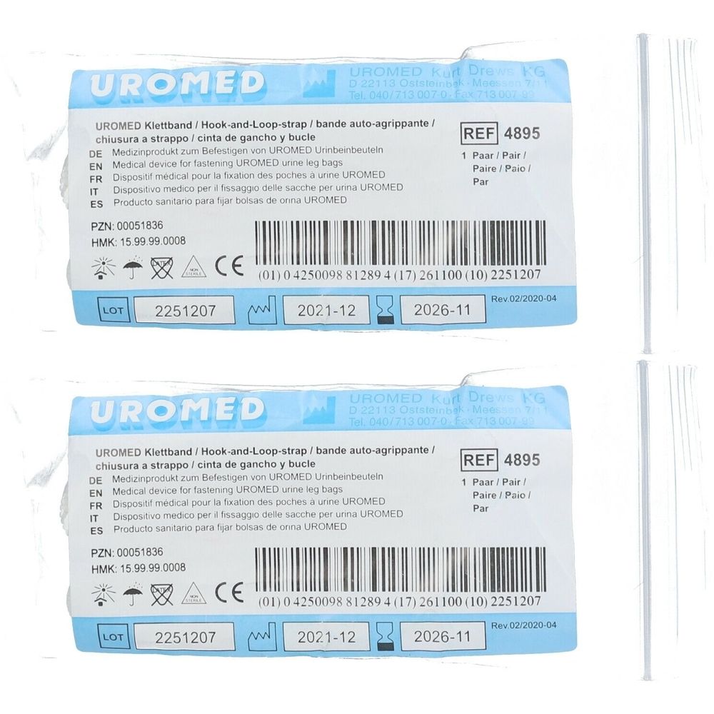 Uromed Klettband 4895 x2 2x2 St