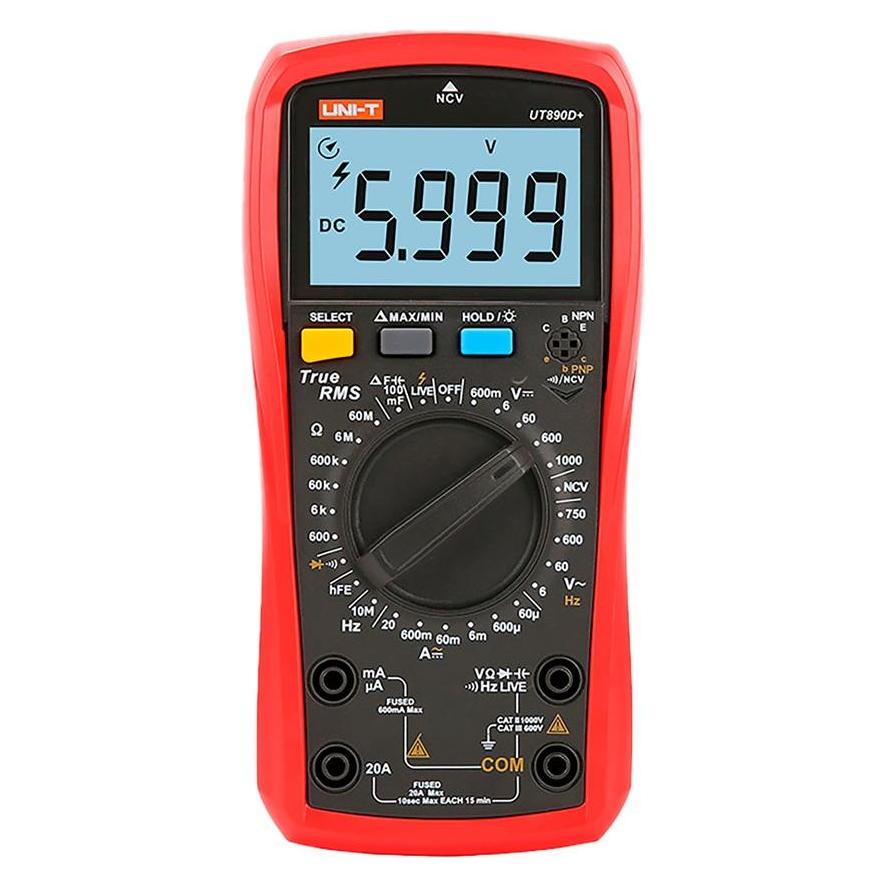 Uni-T UT-890D+ (Hand-Multimeter) (MIE0428)