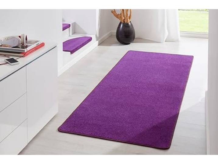 Hanse Home Fancy loper, polypropyleen, paars, 80x300 cm
