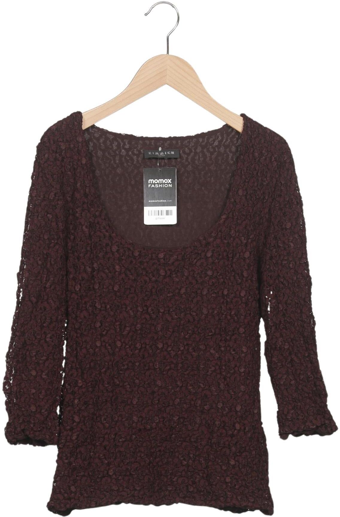 Kimmich Trikot Damen Langarmshirt, Bordeaux, Gr. L, Synthetik / Viskose / Elasthan / Modal - Second Hand