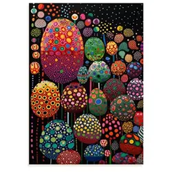 POSTER Yayoi Kusama A3 Rahmenlos