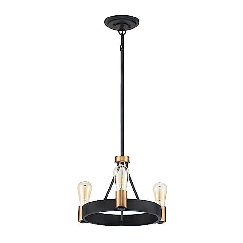 Hinkley Silas Cilindrische LED Hanglamp - Aged Zinc & Heritage Brass