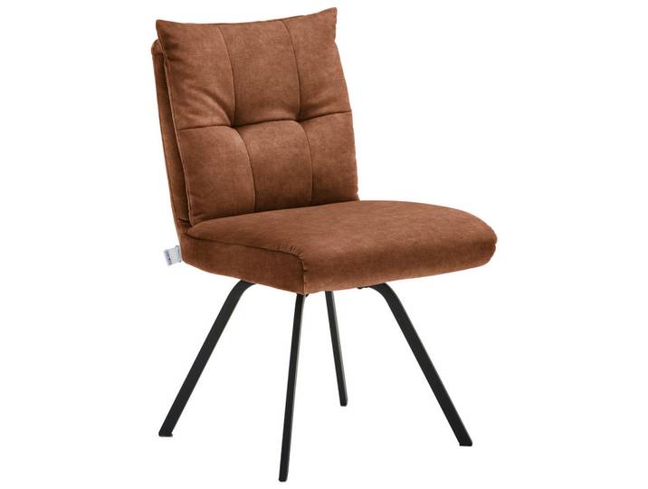 Welnova Stuhl, Haselnuss, eckig, 50x82x68 cm, Stoffauswahl, Gestellauswahl, Esszimmer, Stühle, Esszimmerstühle