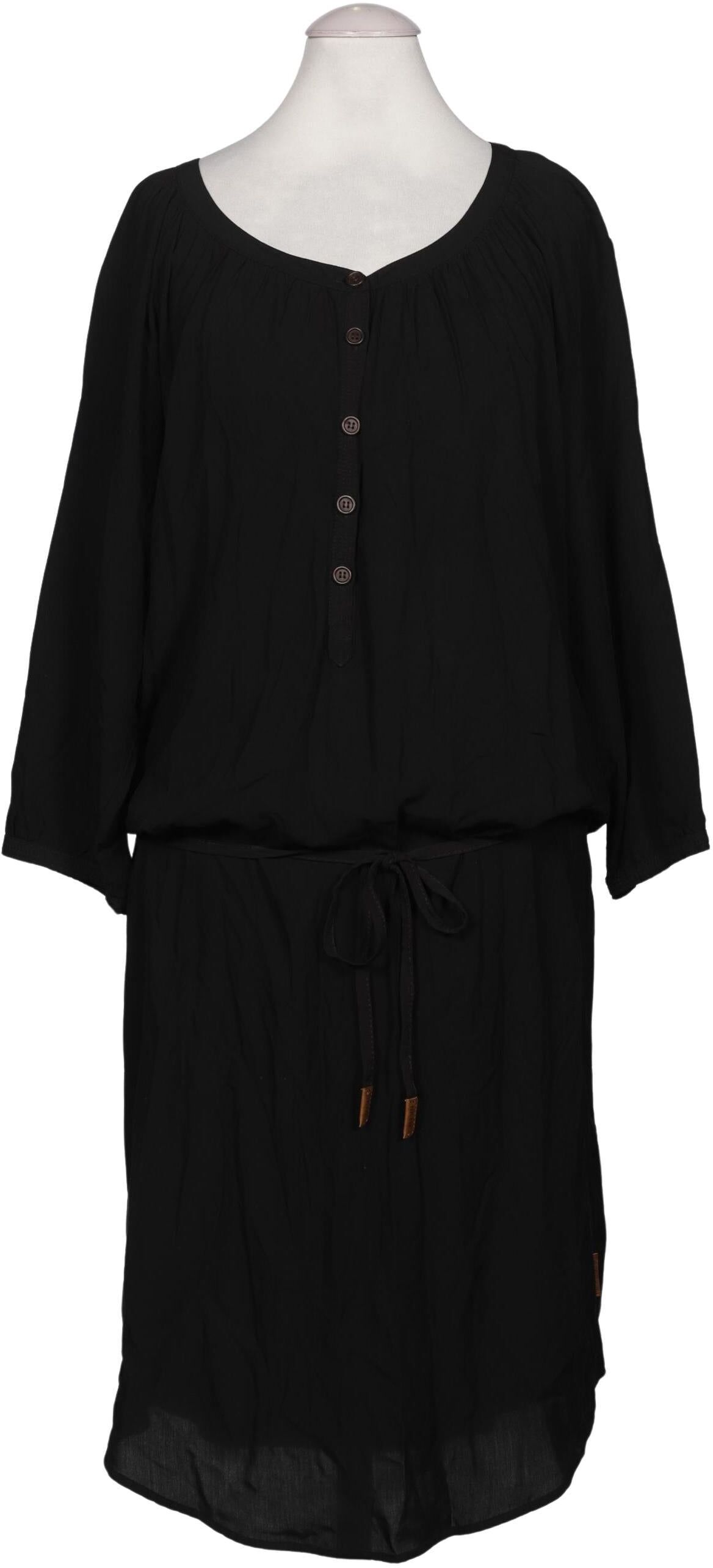 Naketano Damen Kleid, Schwarz, Gr. M, Viskose - Second Hand