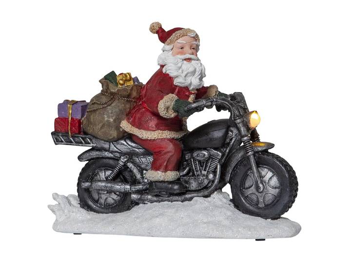 Dekofigur Trading LED-Figur Nikolaus , bunt, B:26cm H:21cm, Dekofiguren, Dekofigur