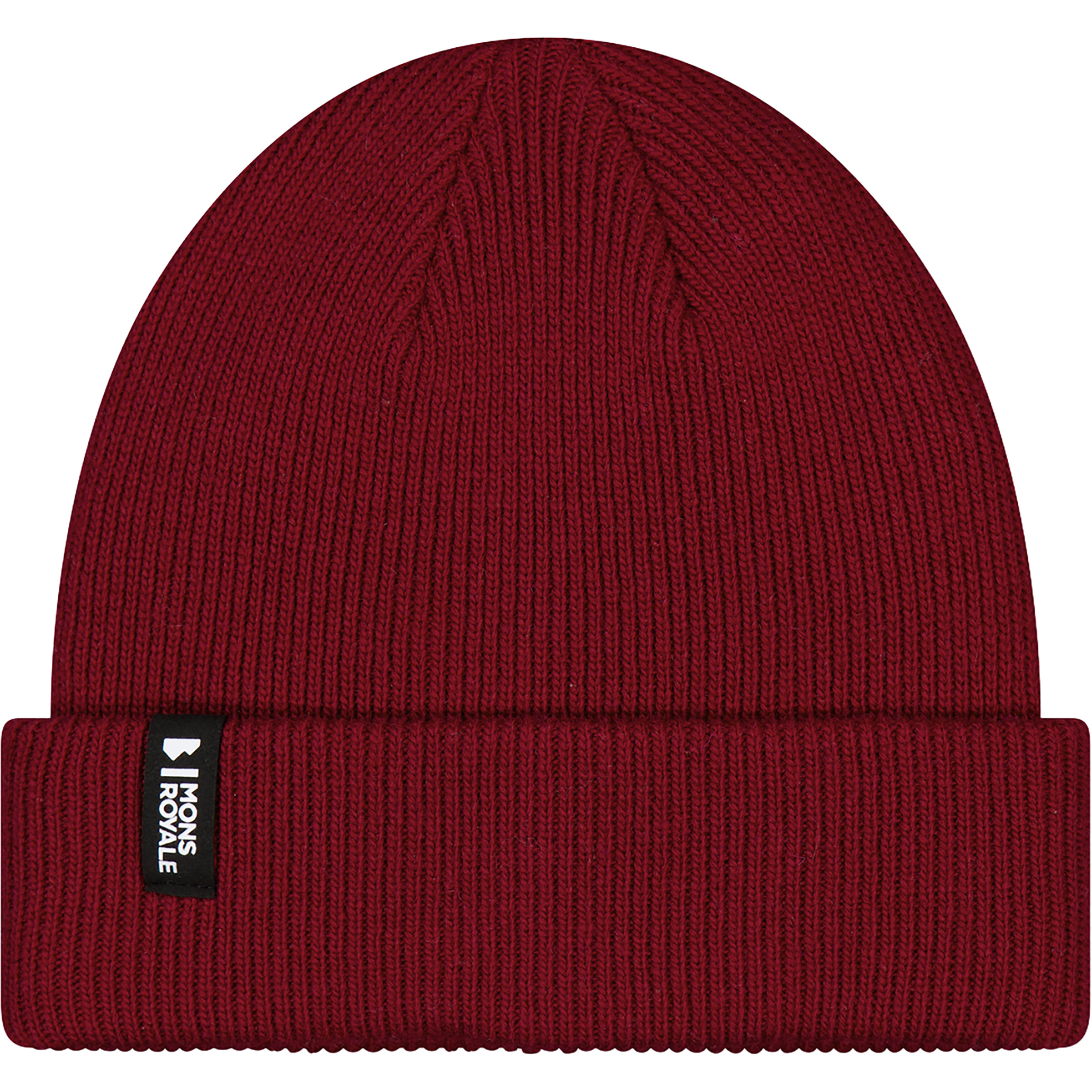 Mons Royale Chunky Logger Mützen & Beanies schwarz Lifestyle Atmungsaktiv Merinowolle