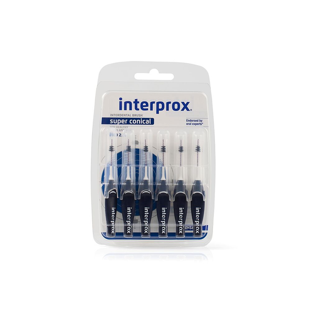 Interprox super conical blau Interdentalbürste 6 St Zahnbürste