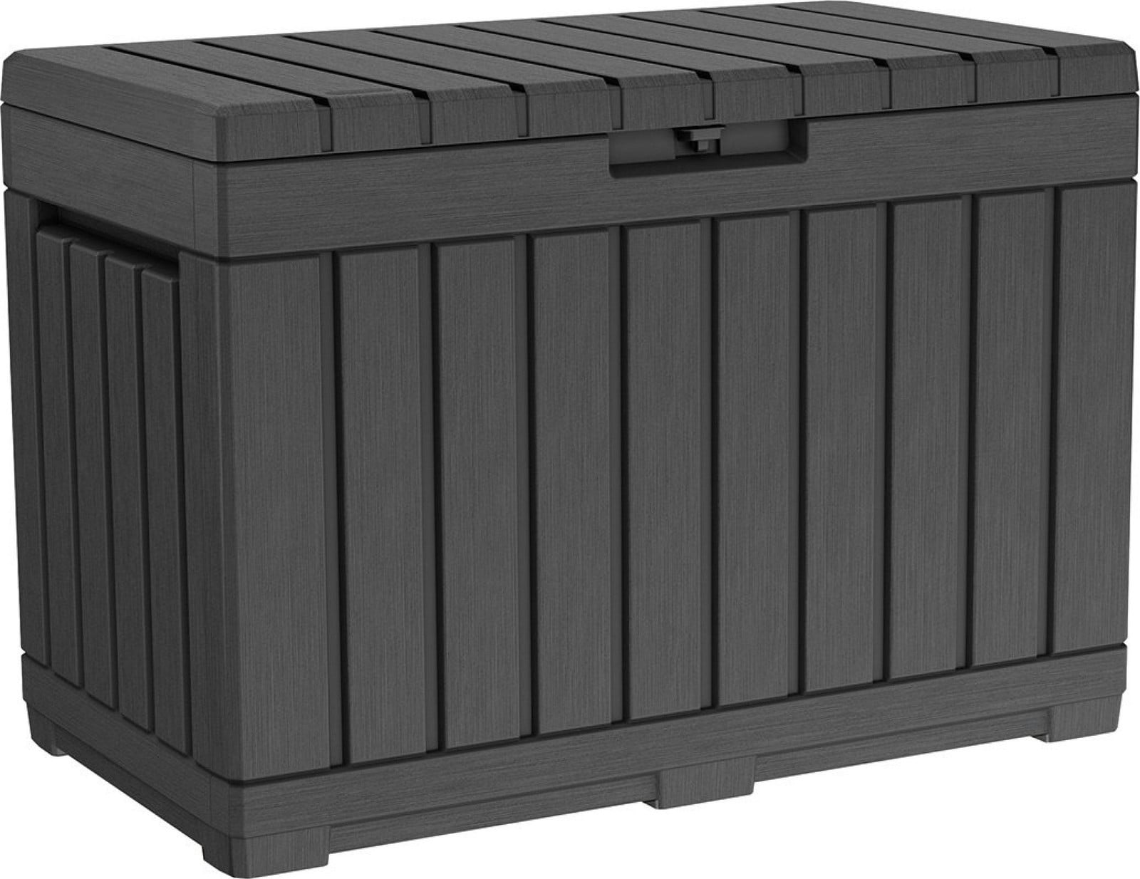 Keter Tuinopslag Kentwood, 190 liter, Anthraciet, B/D/H: 82 x 45 x 57 cm
