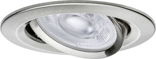 Paulmann 92327 LED-Einbauleuchte LED GU10 4.9W Eisen (gebürstet)