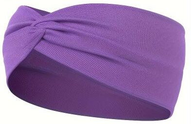 Fusion Finds Comfort Fit Wide Headband Knotted Yoga Headband For Sports, Running & Everyday Style 9