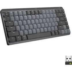 Logitech MX Mechanical Mini (DE, Kabellos), Tastatur, Grau