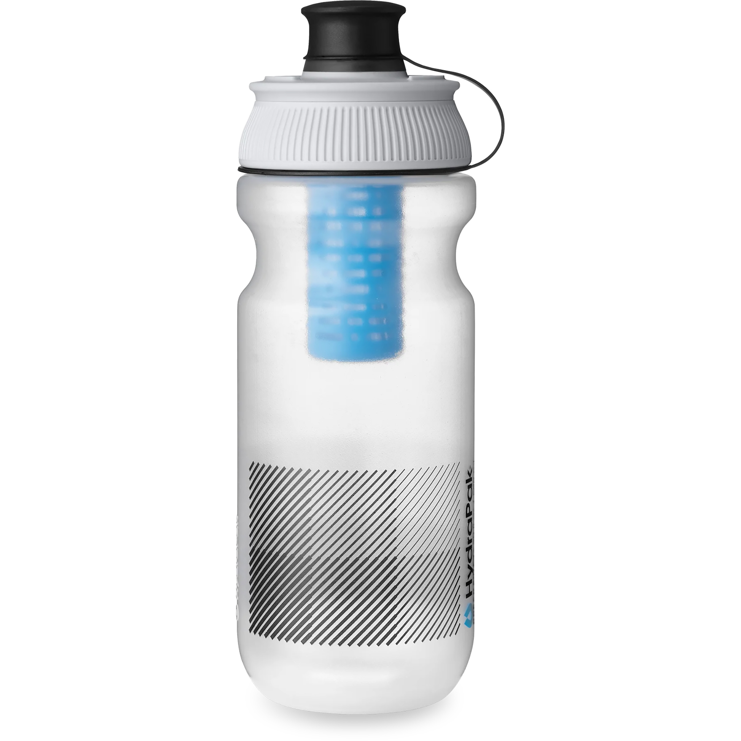 Hydrapak Breakaway + Filter Cap Trinkflasch Wasseraufbereitung weiss Größe 0.88L Camping