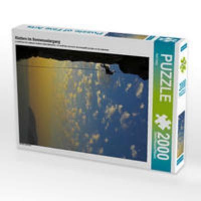 CALVENDO Puzzle Klettern im Sonnenuntergang 2000 Teile Puzzle hoch | 2000 Teile Lege-Größe 90 × 67 cm Foto-Puzzle für glückliche Stunden