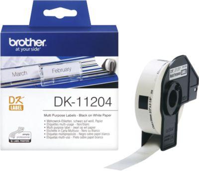 BROTHER Mehrzweck-Etiketten DK-11204, 17x54 mm, 400 Stück