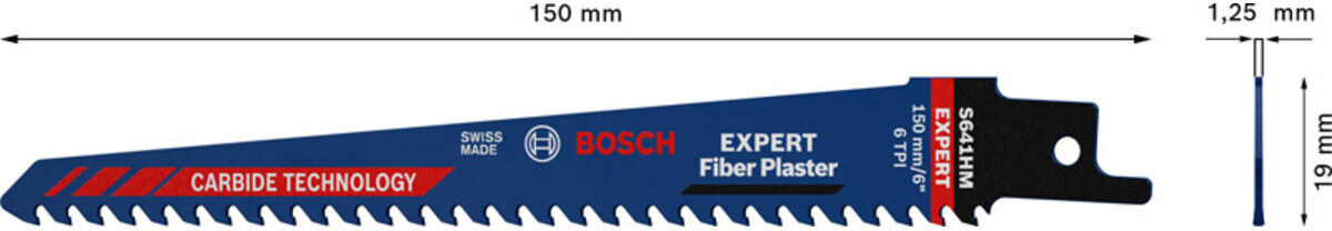 Bosch Säbelsägeblätter-Set, Bezeichnung: 641HM-E (2608900407)
