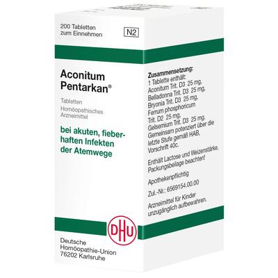 Aconitum Pentarkan Tabletten 200 St
