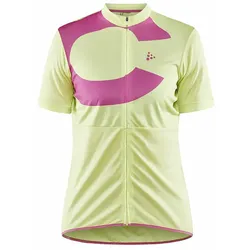 CRAFT Core Endur Logo Fahrradtrikot Damen 541719 - giallo/camelia L