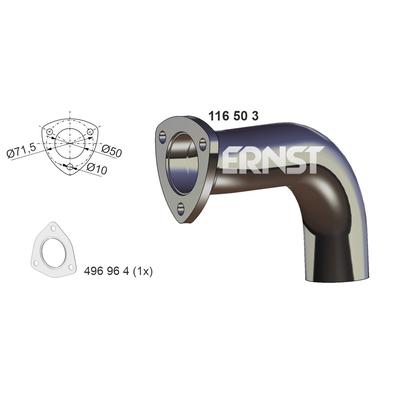 ERNST Abgasrohr 116503 hinten